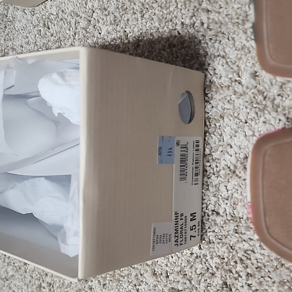 NWT Floral Bow Slide Sandals - Picture 3 of 4